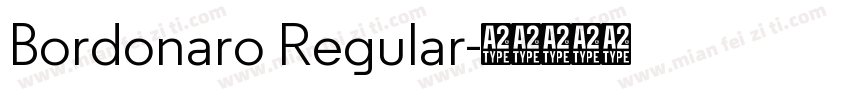 Bordonaro Regular字体转换